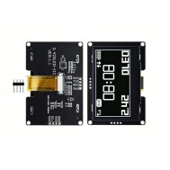M&oacute;dulo de exibi&ccedil;&atilde;o LCD de 2,42 polegadas 128x64 OLED SSD1309 4 pinos IIC I2C interface branca