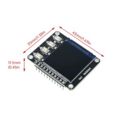 M&oacute;dulo de exibi&ccedil;&atilde;o LCD com tela colorida IPS de 1,3 polegadas 240 * 240 ST7789 driver com 4 bot&otilde;es