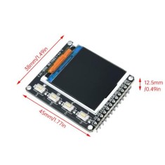 M&oacute;dulo de exibi&ccedil;&atilde;o LCD com tela colorida TFT de 1,44 polegadas 128 * 128 ST7735 driver com 4 bot&otilde;es