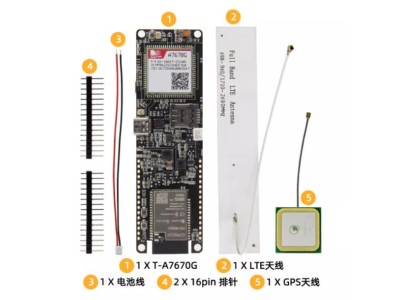 Q425 LILYGO T-A7670G R2 4G LTE CAT1 ESP32 sem solda para GSM GPRS EDGE com GPS externo - Imagem 1