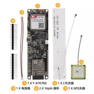 Q425 LILYGO T-A7670G R2 4G LTE CAT1 ESP32 sem solda para GSM GPRS EDGE com GPS externo