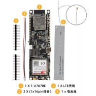 Q195 LILYGO T-A7670E R2 4G LTE CAT1 ESP32 sem solda para GSM GPRS EDGE sem GPS externo