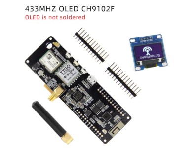 Q395 + L206 LILYGO Meshtastic T-Beam V1.2 ESP32 LoRaGPS WiFi e Bluetooth 433Mhz OLED CH9102F AXP2101 OLED... - Imagem 1
