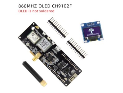Q401 + L206 LILYGO Meshtastic T-Beam V1.2 ESP32 LoRaGPS WiFi e Bluetooth 868Mhz OLED CH9102F AXP2101 OLED... - Imagem 1