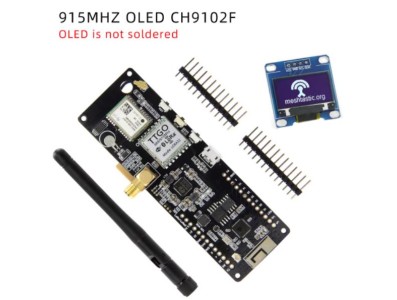 Q398 + L206 LILYGO Meshtastic T-Beam V1.2 ESP32 LoRaGPS WiFi e Bluetooth 915Mhz OLED CH9102F AXP2101 OLED... - Imagem 1