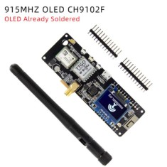 Q407 LILYGO Meshtastic T-Beam V1.2 ESP32 LoRaGPS WiFi e Bluetooth 915Mhz OLED CH9102F AXP2101 OLED j&aacute; soldado