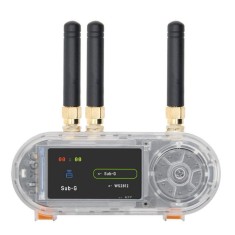 Placa de desenvolvimento K268-01 LILYGO T-Embed-CC1101 PLUS com Antena Externa e carca&ccedil;a Transparente