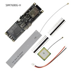 M&oacute;dulo Q190 LILYGO T-SIM7600G-H R2 4 MB ESP32 18650 Suporte de bateria 4G LTE CAT4 adaptador USB MCU32...