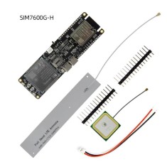 Placa Q387 lilygo T-SIM7600G-H r2 16mb 4g lte cat4 adaptador USB mcu32 wifi bluetooth 18560 suporte de bateria