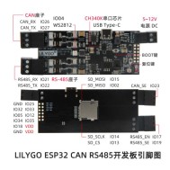 Placa de desenvolvimento Q331 LILYGO TTGO T-CAN485 ESP32 PODE RS-485