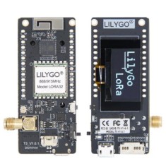 M&oacute;dulo Q433 LILYGO TTGO LoRa32 V2.1 ESP32 OLED 0,96 polegadas sem fio WIFI azul SMA R&aacute;dio-desastre 915MHz
