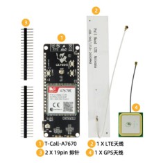 Placa de desenvolvimento H700 LILYGO T-Call A7670 4G 2G ESP32 A7670E LTE M&oacute;dulo GSM