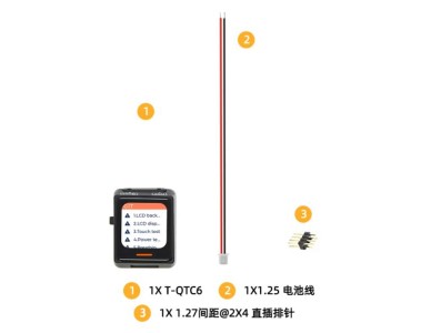 Placa de desenvolvimento H714 LILYGO T-QTC6 ESP32-C6 0.85 polegadas toque tela WIFI6 Buetooth5.0 - Imagem 1