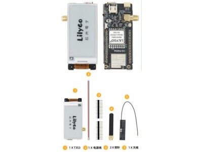 Placa de desenvolvimento H727 n&atilde;o soldada lilygo t3s3 ESP32-S3 lora sx1262 868mhz m&oacute;dulo sem fio 2.13... - Imagem 1