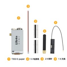 Placa de desenvolvimento H729 n&atilde;o soldada lilygo t3s3 ESP32-S3 lora sx1262 915mhz m&oacute;dulo sem fio 2.13...