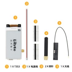 Placa de desenvolvimento H730 n&atilde;o soldada lilygo t3s3 ESP32-S3 sx1280 2.4g sem m&oacute;dulo sem fio pa 2.13...
