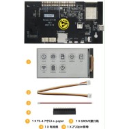 Tela H578 original n&atilde;o soldado t5 4.7 Polegada e-pa-per v2.3 ESP32-S3 de tinta program&aacute;vel baixo consumo...