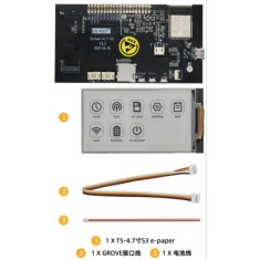 Tela H580 original t5 4.7 Polegada e-pa-per v2.3 ESP32-S3 de tinta program&aacute;vel baixo consumo de energia