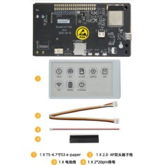 Tela H716 original t5 4.7 Polegada e-pa-per v2.3 ESP32-S3 de tinta com baixo consumo de energia...