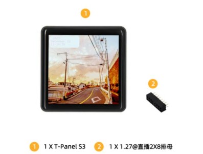 M&oacute;dulo H720 LILYGO T-painel S3 ESP32-S3 + ESP32-H2 tela LCD de 4,0 polegadas CAN FD Transceptor Suporte... - Imagem 1