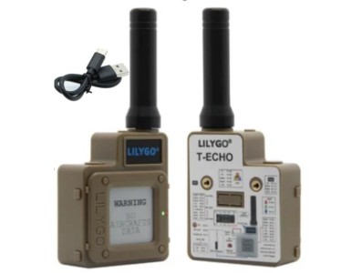 M&oacute;dulo sem fio marrom LILYGO TTGO Meshtastic T-Echo LoRa SX1262 868 MHz (com BME280) NRF52840 1.54 E-papel... - Imagem 1