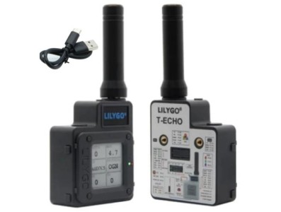 M&oacute;dulo Cinza LILYGO TTGO Meshtastic T-Echo LoRa SX1262 sem fio 433 MHz (com BME280) NRF52840 1.54 E-papel... - Imagem 1