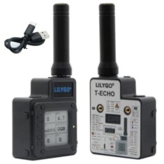 M&oacute;dulo Cinza LILYGO TTGO Meshtastic T-Echo LoRa SX1262 sem fio 915 MHz (com BME280) NRF52840 1.54 E-papel...