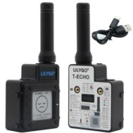 M&oacute;dulo Lilygo preto ttgo softrf t-echo nrf52840 lora sx1262 sem fio 433mhz 1.54 e-papel gps rtc nfc para...