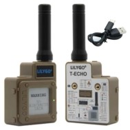 M&oacute;dulo sem fio marrom lilygo ttgo softrf t-echo nrf52840 lora sx1262 868mhz 1.54 e-papel gps rtc nfc para...