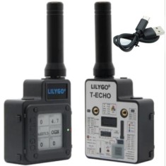 M&oacute;dulo Cinza LILYGO TTGO SoftRF T-Echo NRF52840 LoRa SX1262 sem fio 915 MHz 1.54 E-papel GPS RTC NFC para...