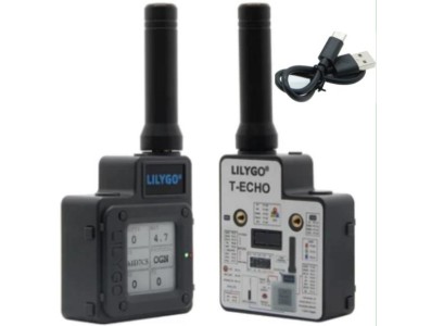 M&oacute;dulo Cinza LILYGO TTGO SoftRF T-Echo NRF52840 LoRa SX1262 sem fio 915 MHz 1.54 E-papel GPS RTC NFC para... - Imagem 1