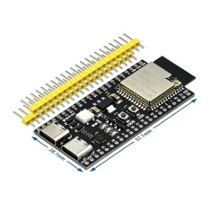 Placa de desenvolvimento ESP32-S3-N16R8 com furo de antena IPEX n&atilde;o soldado