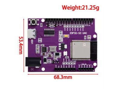 Placa de desenvolvimento UNO ESP32-S3 N8R2 - Imagem 1