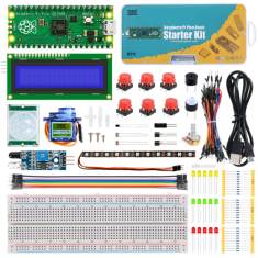 Kit B&aacute;sico Compat&iacute;vel com Raspberry Pi Pico para Inicia&ccedil;&atilde;o