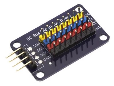 Placa de expans&atilde;o de interface de hub IIC HUB Divisor I2C Pino de curvatura de 8 vias - Imagem 1