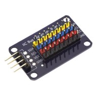 Placa de expans&atilde;o de interface de hub IIC HUB Divisor I2C Pino de curvatura de 8 vias