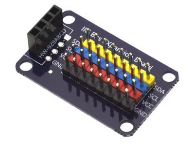 M&oacute;dulo IIC HUB Divisor I2C Hub interface Placa de Expans&atilde;o Cabe&ccedil;alho Feminino de 8 vias - Imagem 1