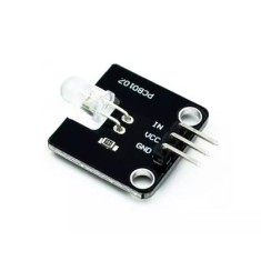 M&oacute;dulo Bloco de Constru&ccedil;&atilde;o Eletr&ocirc;nico 5 mm Emissor de Luz LED Branco