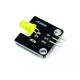 M&oacute;dulo Bloco de Constru&ccedil;&atilde;o Eletr&ocirc;nico 5 mm Emissor de Luz LED Amarelo - Thumb 1