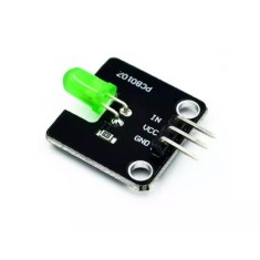 M&oacute;dulo Bloco de Constru&ccedil;&atilde;o Eletr&ocirc;nico 5 mm Emissor de Luz LED Verde