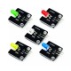M&oacute;dulo Bloco de constru&ccedil;&atilde;o eletr&ocirc;nico 5 mm emissor de luz LED 5 unidades/conjunto - Thumb 1