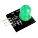 M&oacute;dulo emissor de luz de 10 mm sensor LED M&oacute;dulo indicador LED verde - Thumb 1