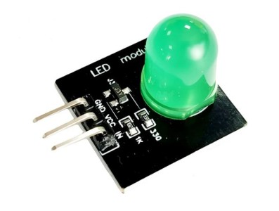 M&oacute;dulo emissor de luz de 10 mm sensor LED M&oacute;dulo indicador LED verde - Imagem 1