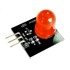 M&oacute;dulo emissor de luz de 10 mm, sensor led, m&oacute;dulo indicador vermelho