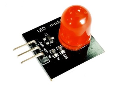 M&oacute;dulo emissor de luz de 10 mm, sensor led, m&oacute;dulo indicador vermelho - Imagem 1