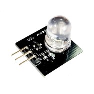M&oacute;dulo emissor de luz de 10 mm, m&oacute;dulo indicador LED com sensor branco