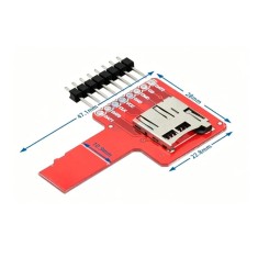 M&oacute;dulo de placa adaptadora de cart&atilde;o MicroSD Sniffe TF para Arduino