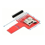 M&oacute;dulo de placa adaptadora de cart&atilde;o MicroSD Sniffe TF para Arduino