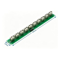 Placa Cabo de dados USB 2.0 10 soquetes de teste vertical