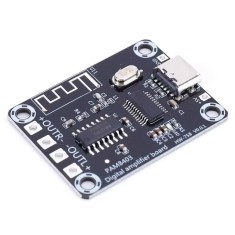 Placa amplificadora XH-A155 mini PAM8403 5 W + 5 W USB-C